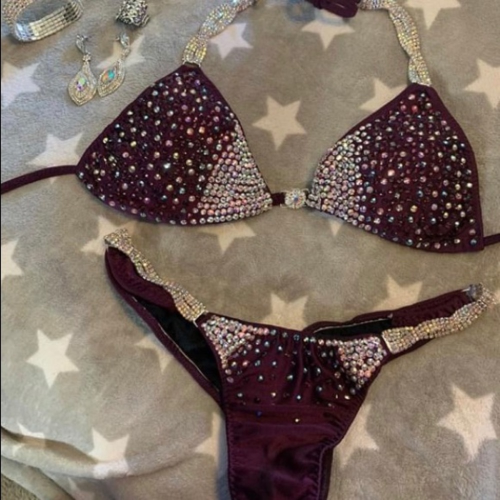 Purple NPC Competition Bikini